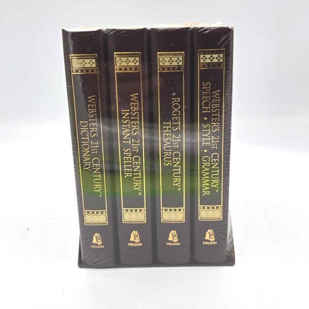 Webster's 21st Century 4-Volume‎ Reference Set, New and Sealed